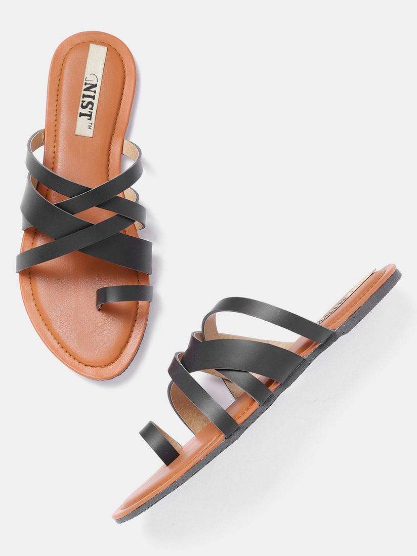 cool black sandals