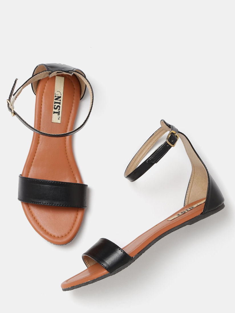 simple black sandals