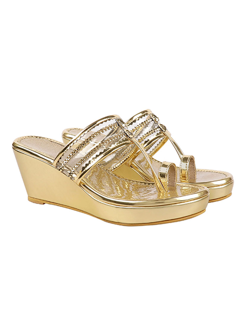 cheap gold wedges