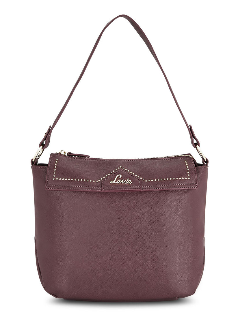 lavie maroon handbag