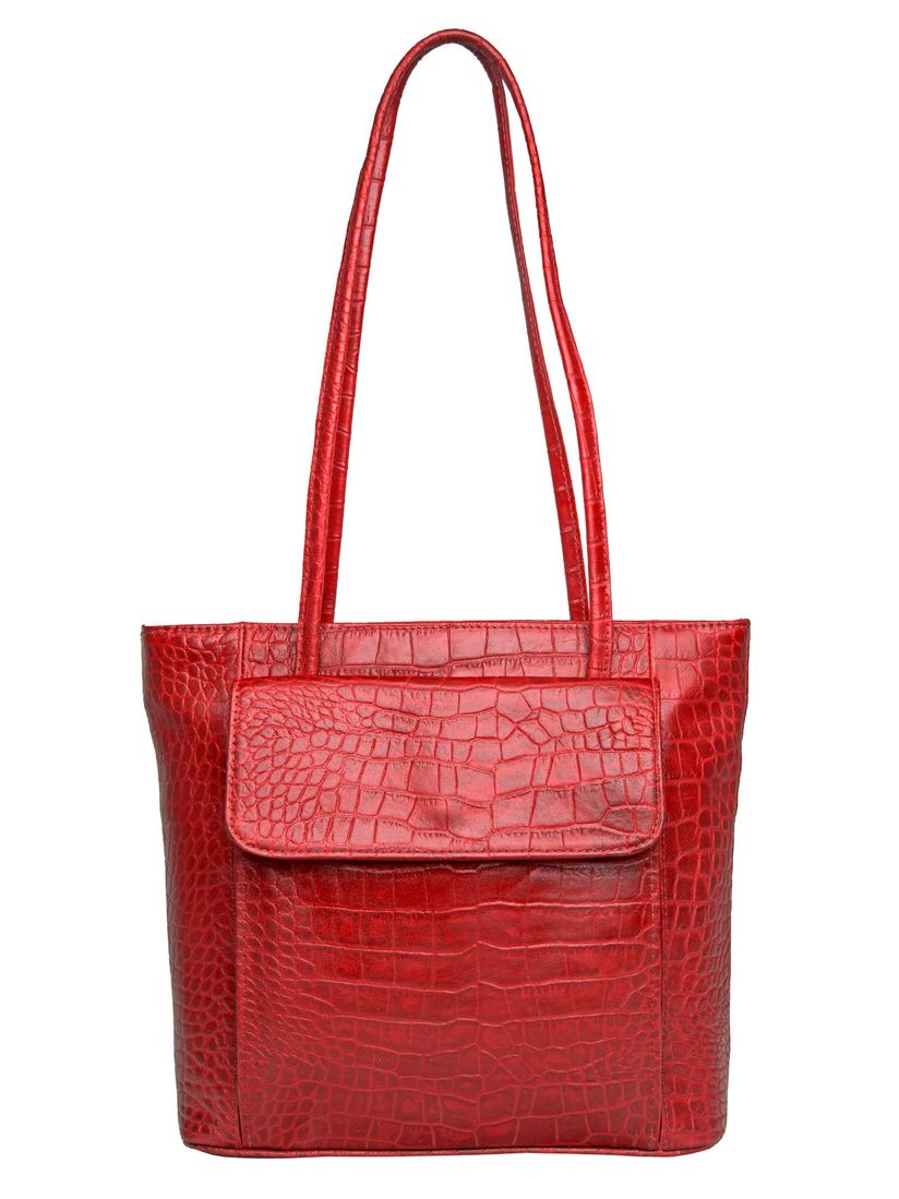 red leopard print bag
