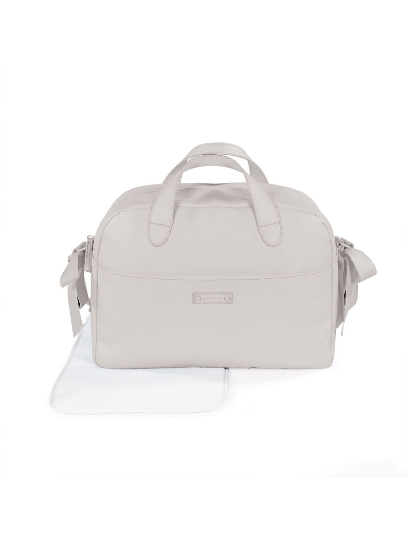 grey baby changing bolsa