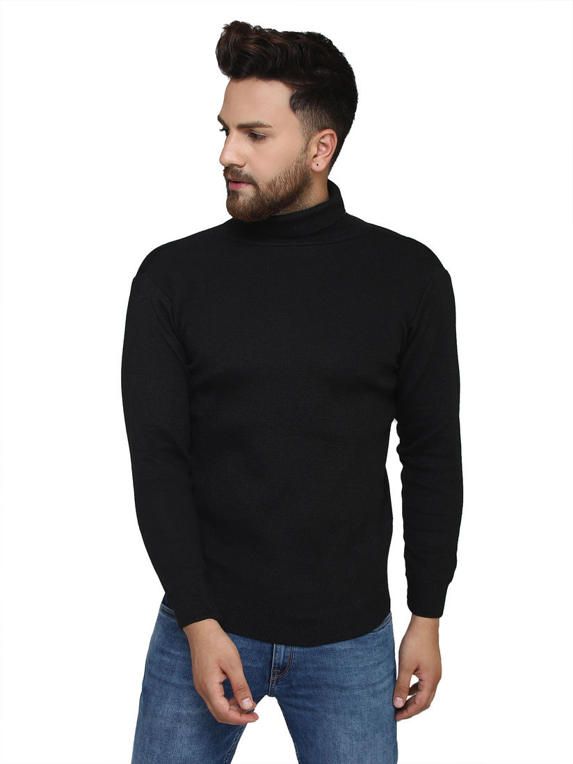 black polo neck men