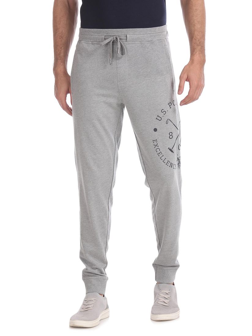 polo print joggers