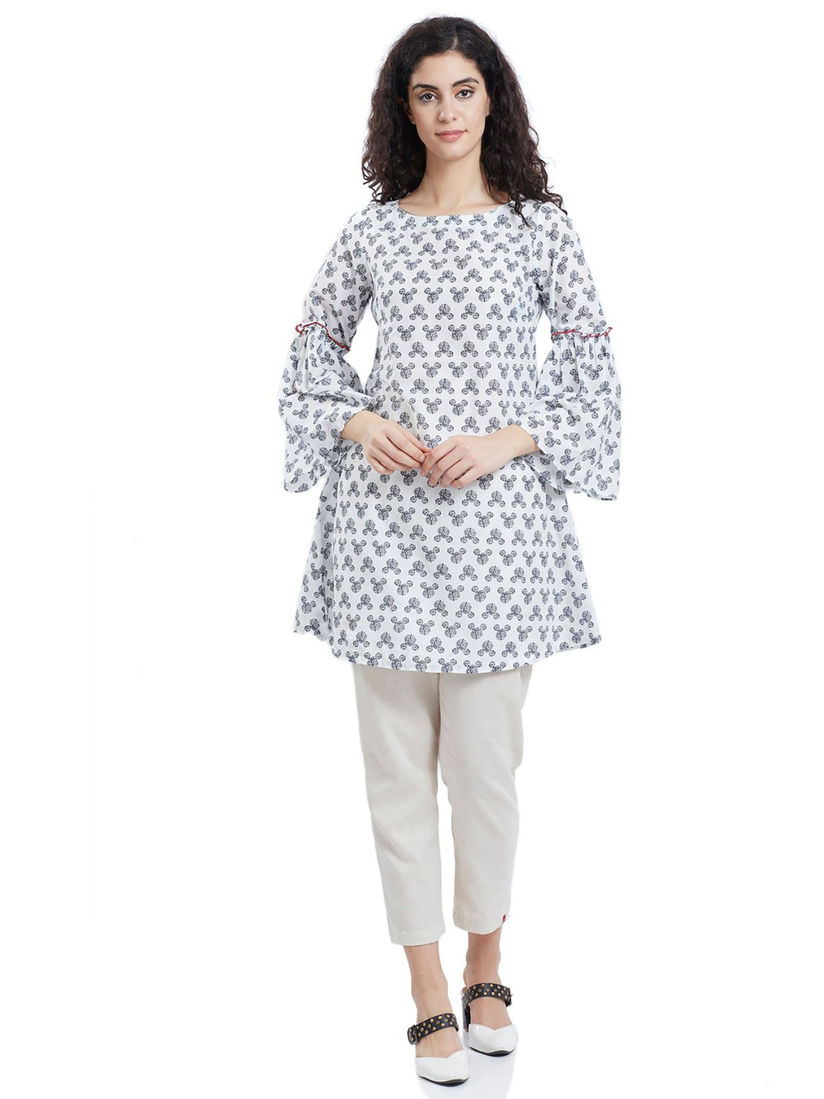 Biba white kurti online Clearance