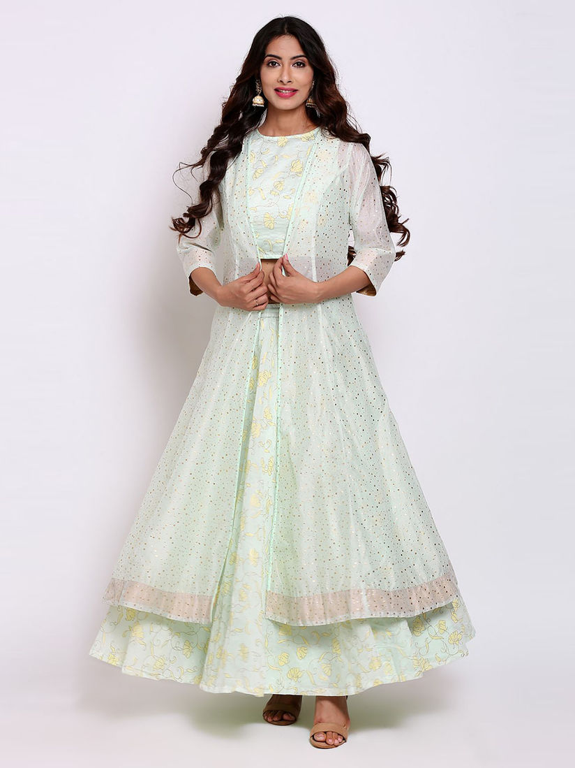 Lehenga with shrug online clearance
