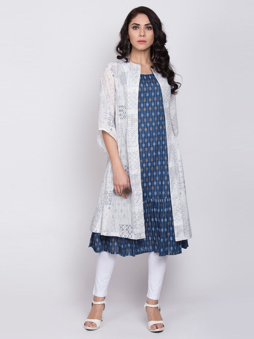 front open frock kurti