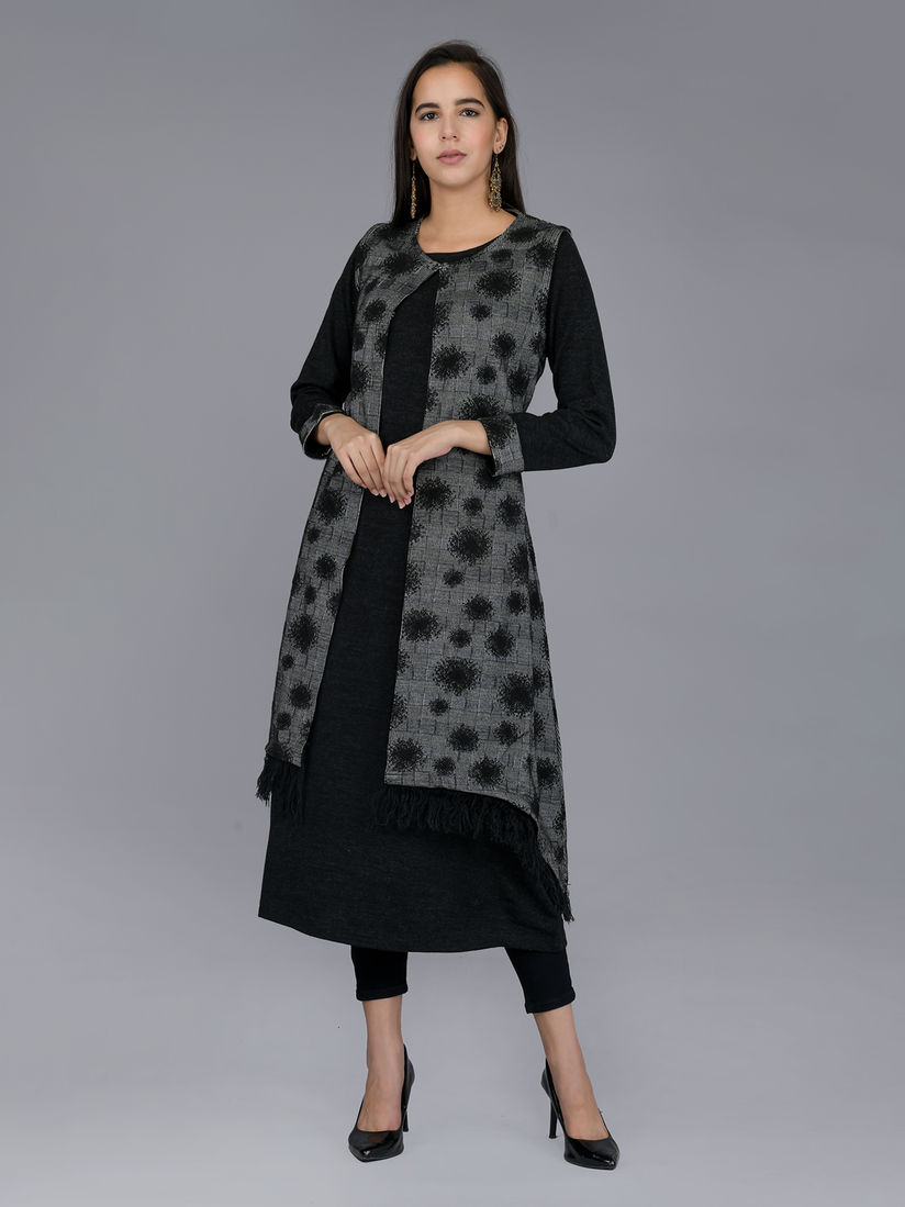 Woolen kurta set online clearance