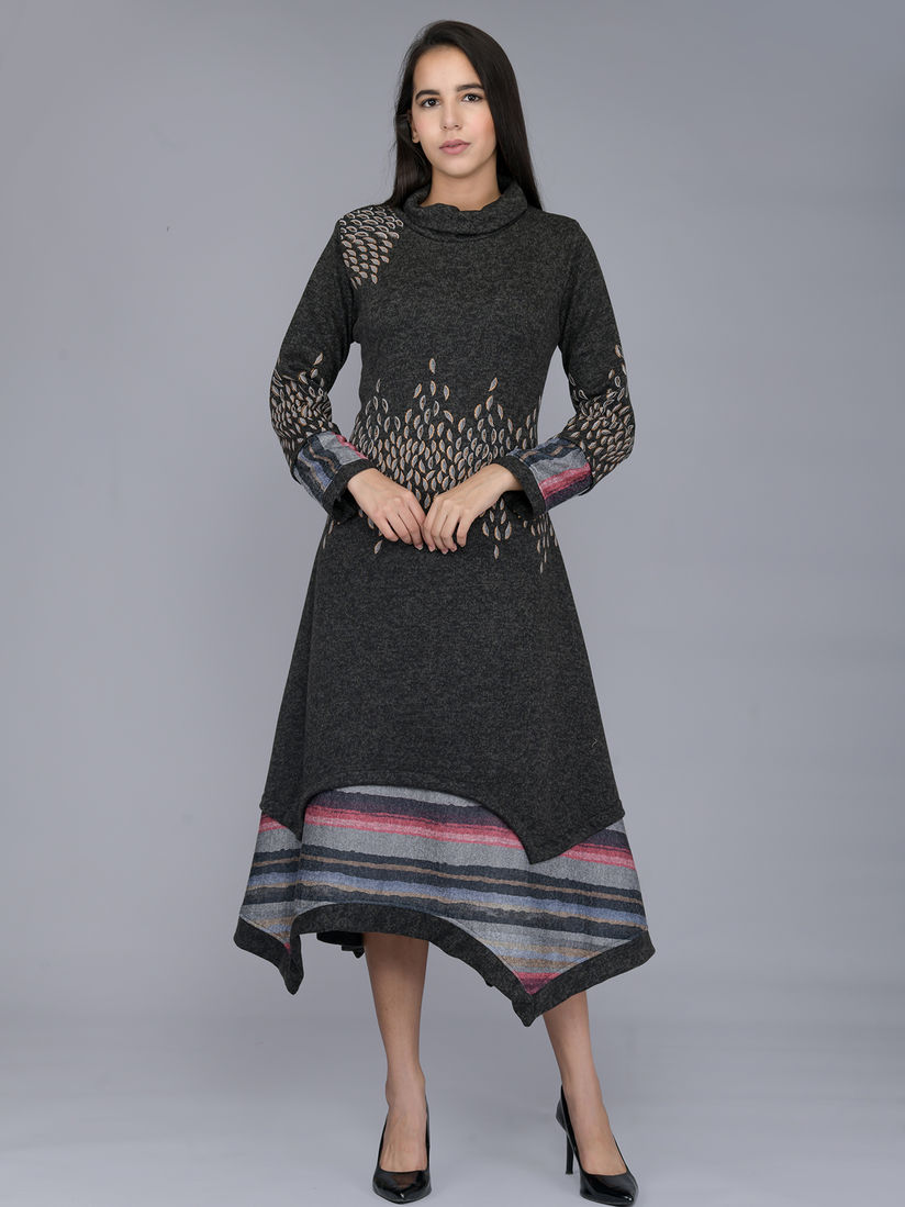 Woolen kurti neck design Clearance