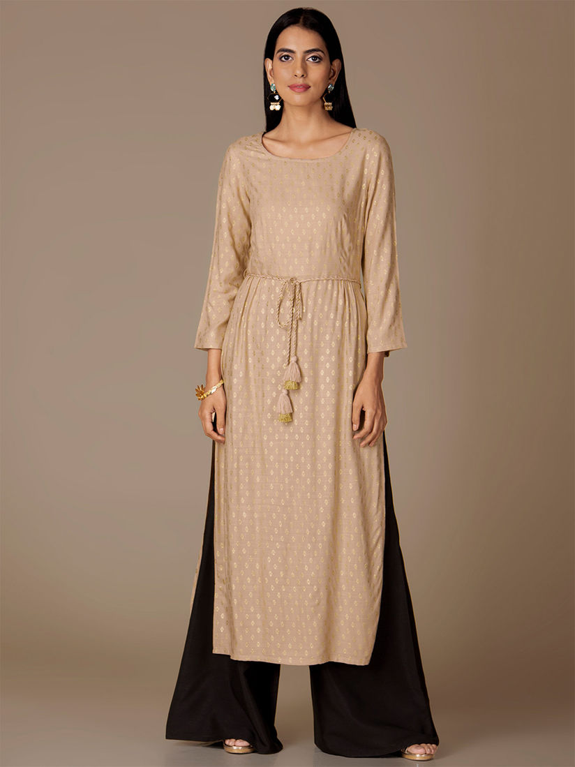 belted kurtis