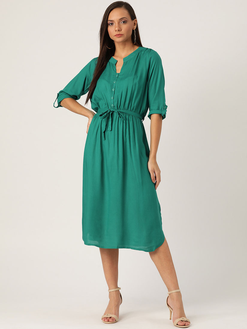 A line dress with belt Clearance