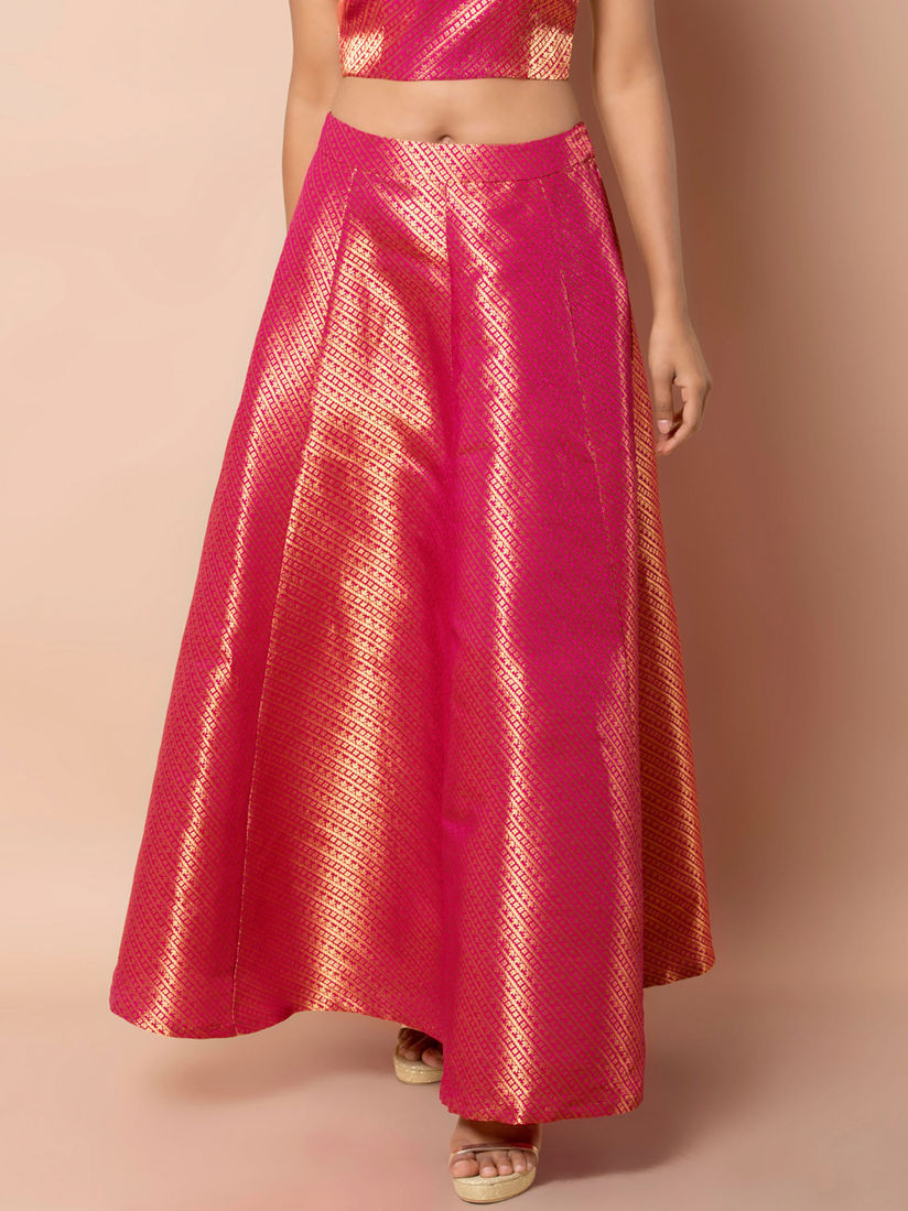 banarasi maxi dress