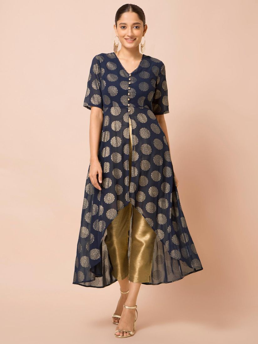 front slit maxi tunic