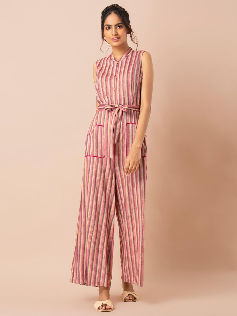 mandarin collar jumpsuit