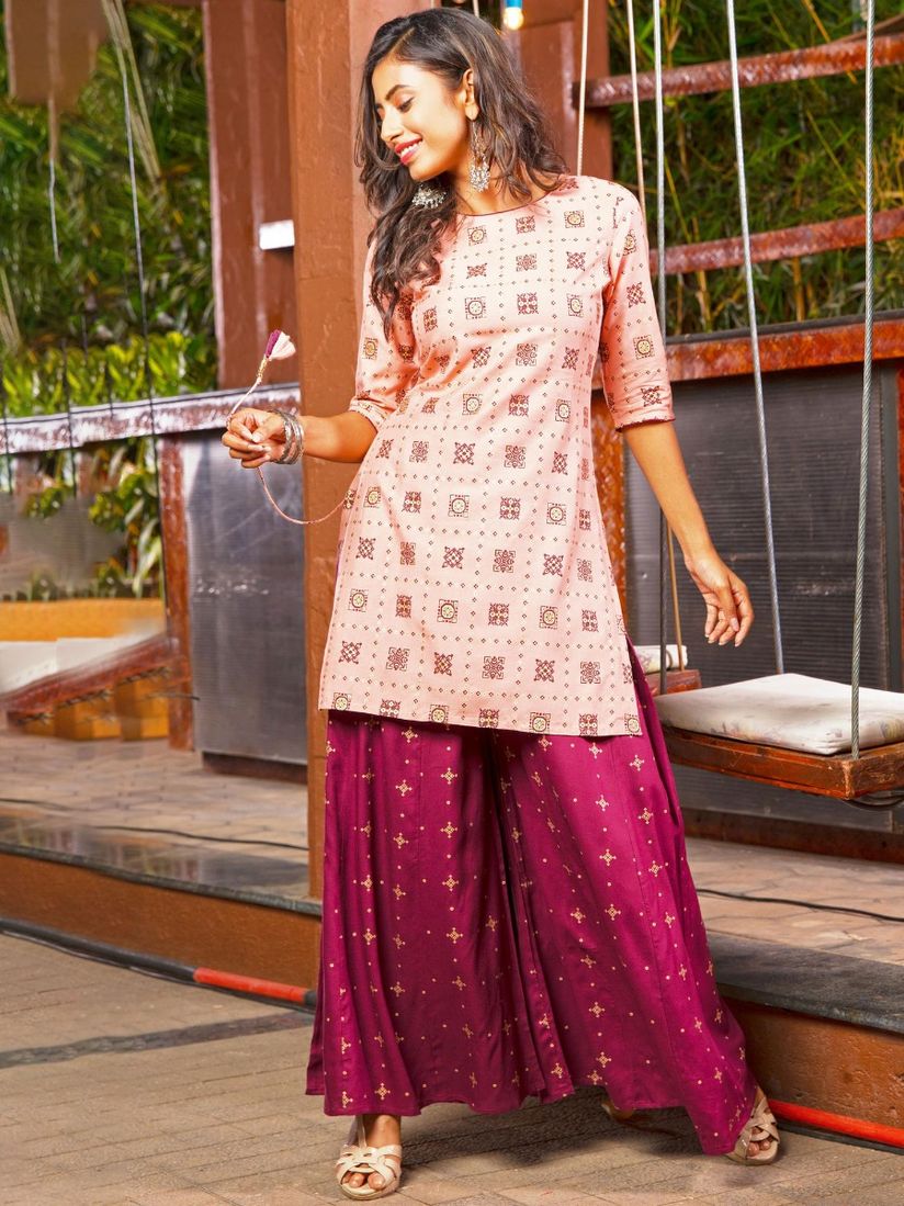 kurtis with palazzos