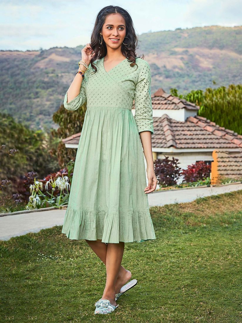 light green sundress