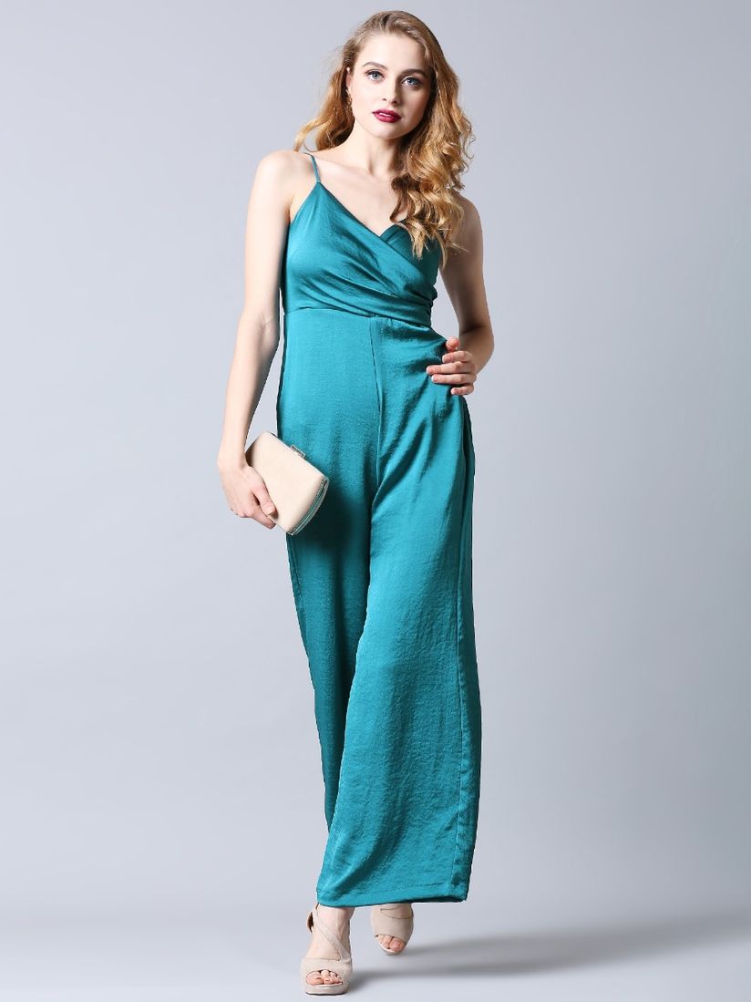 teal jumpsuit