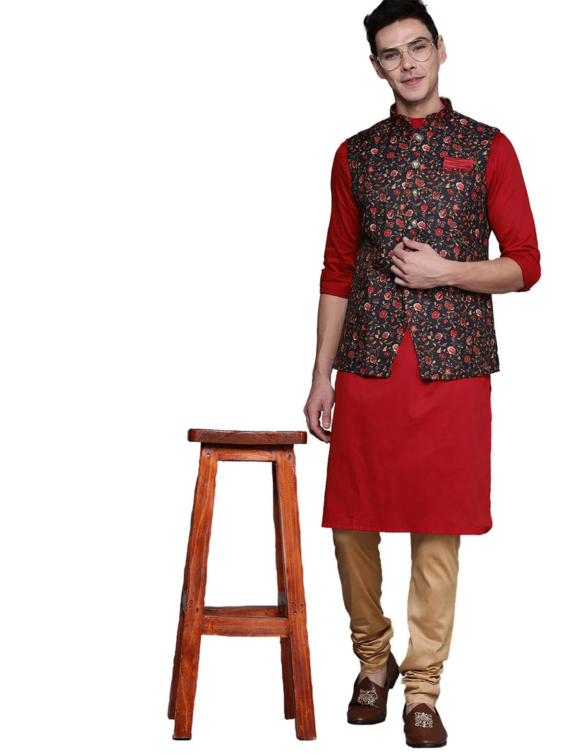 manyavar floral jacket