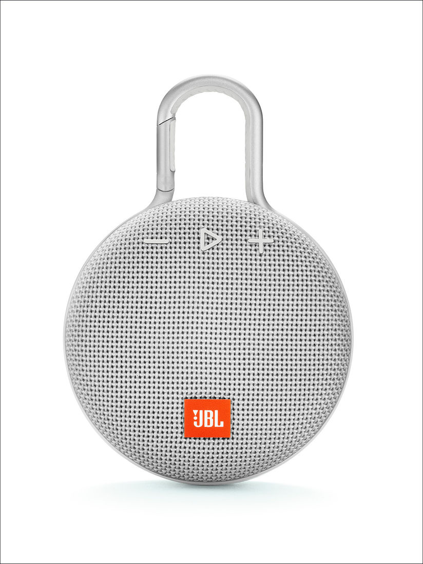 white jbl speaker