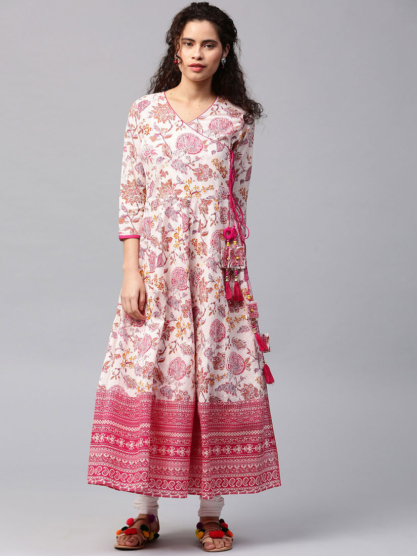 Floral printed kurtis online clearance