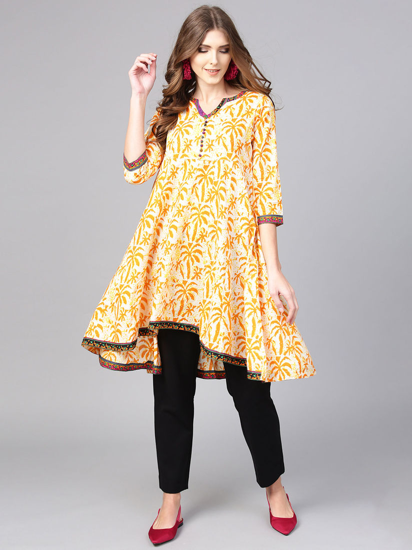cotton a line kurtis