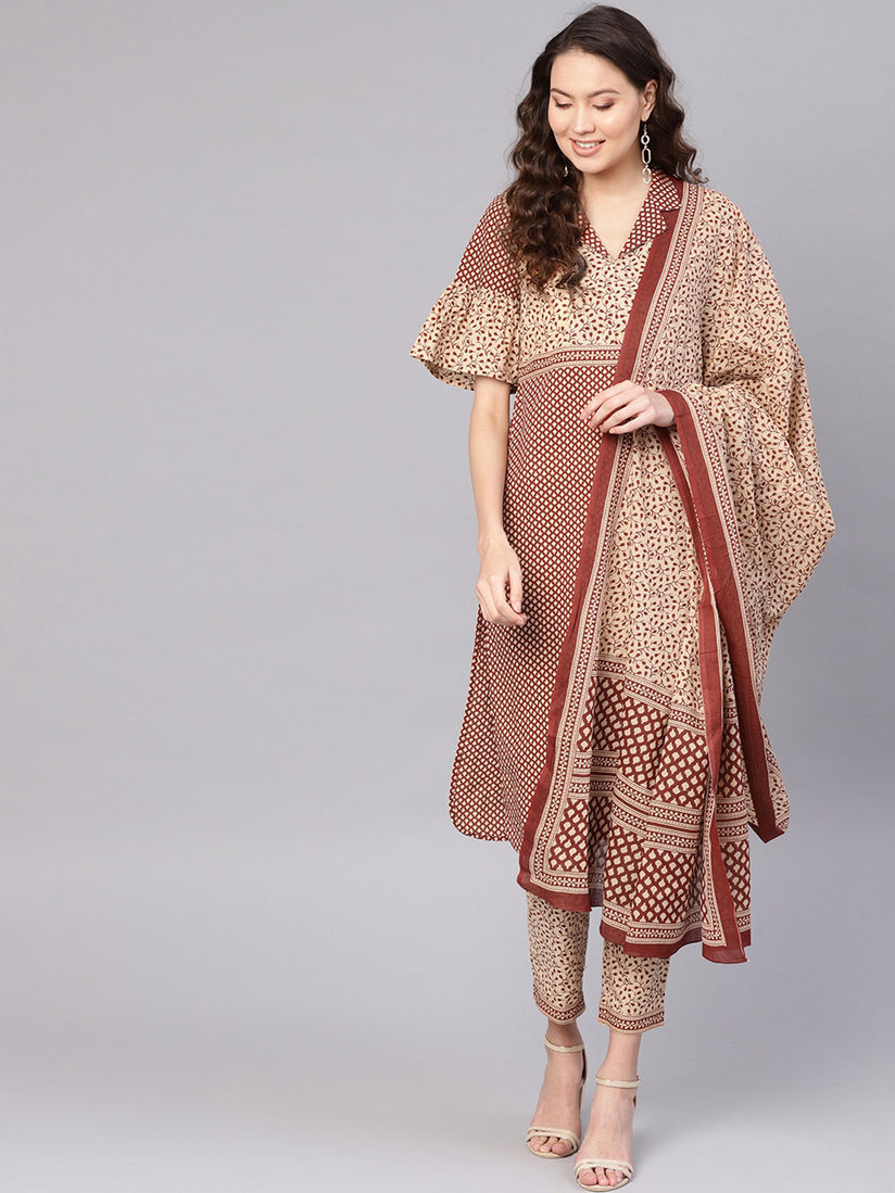 ethnic straight pants