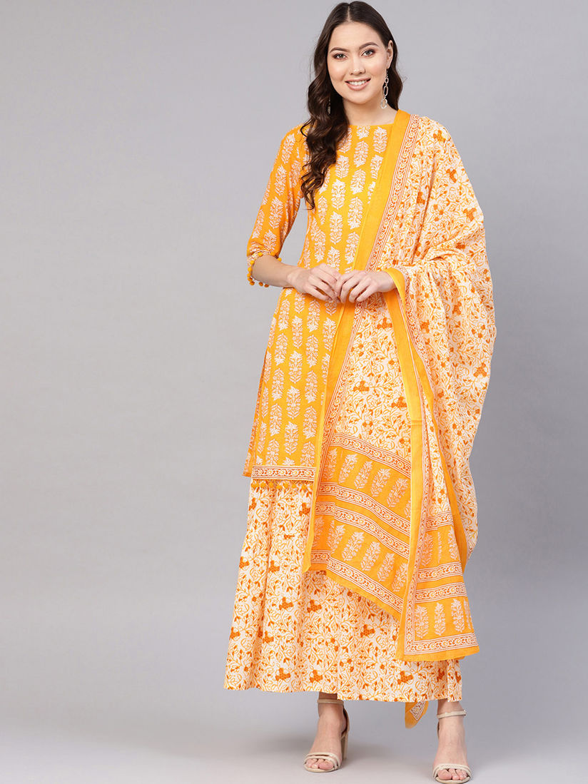 ethnic palazzo set