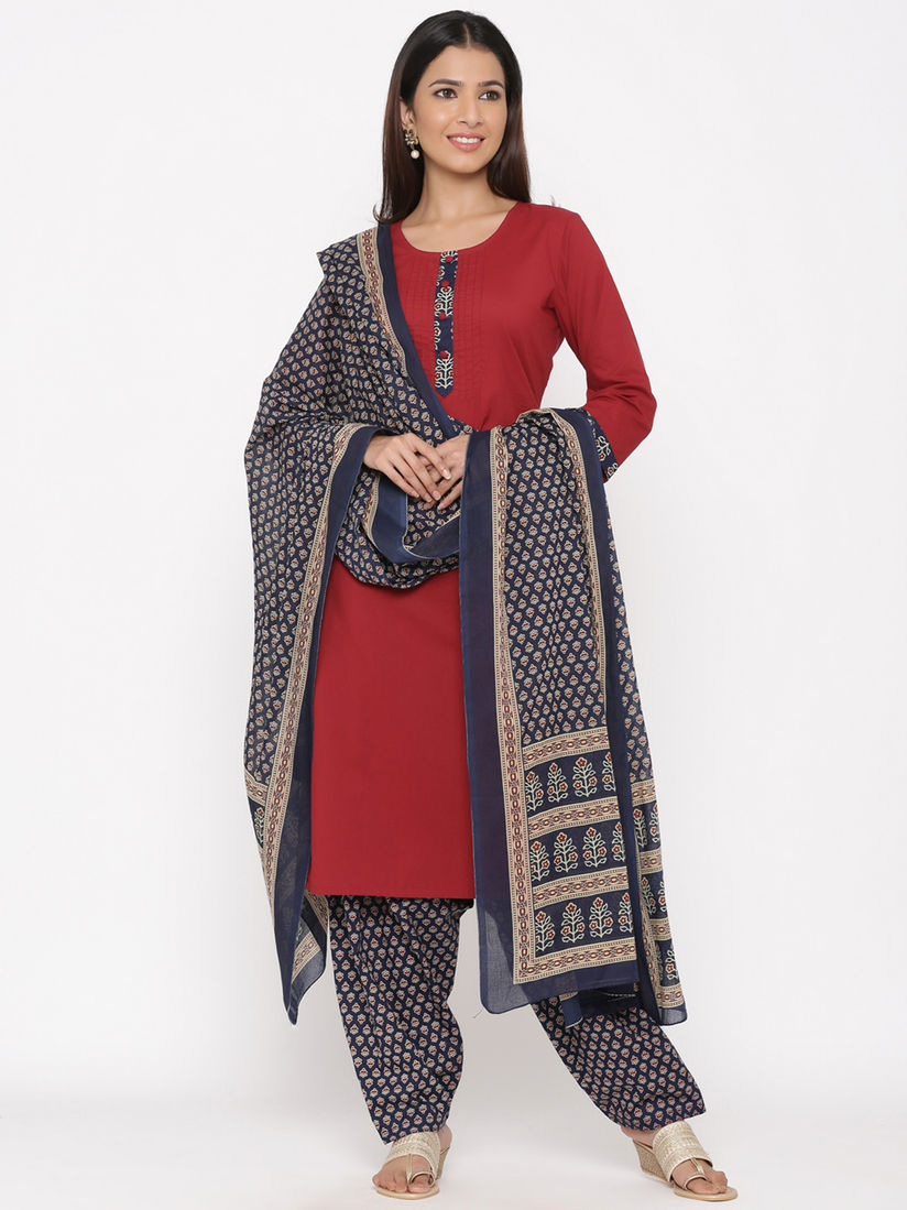 Kurti salwar dupatta set clearance