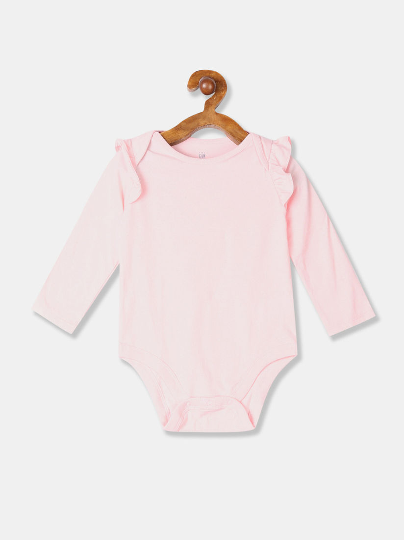 baby pink long sleeve bodysuit