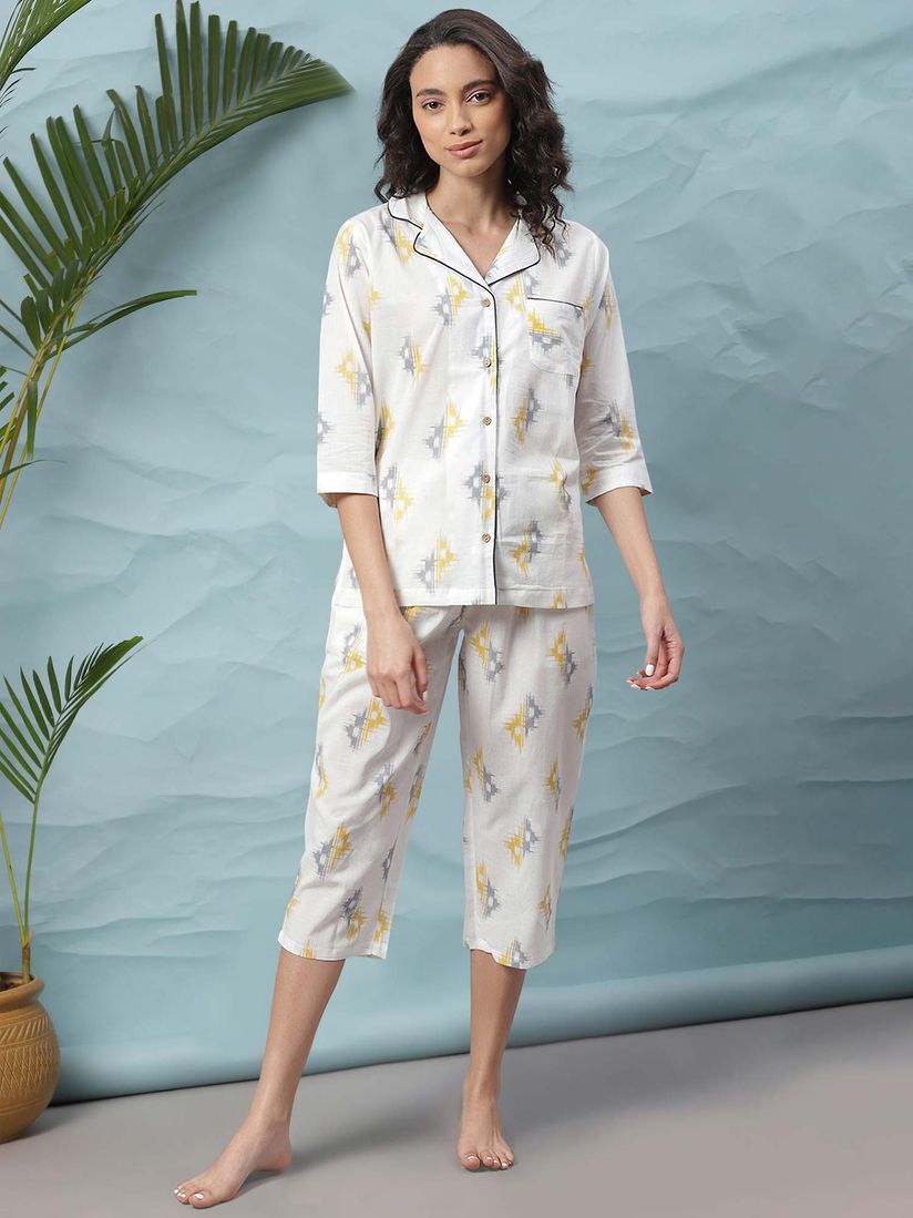 Night suit set cotton clearance