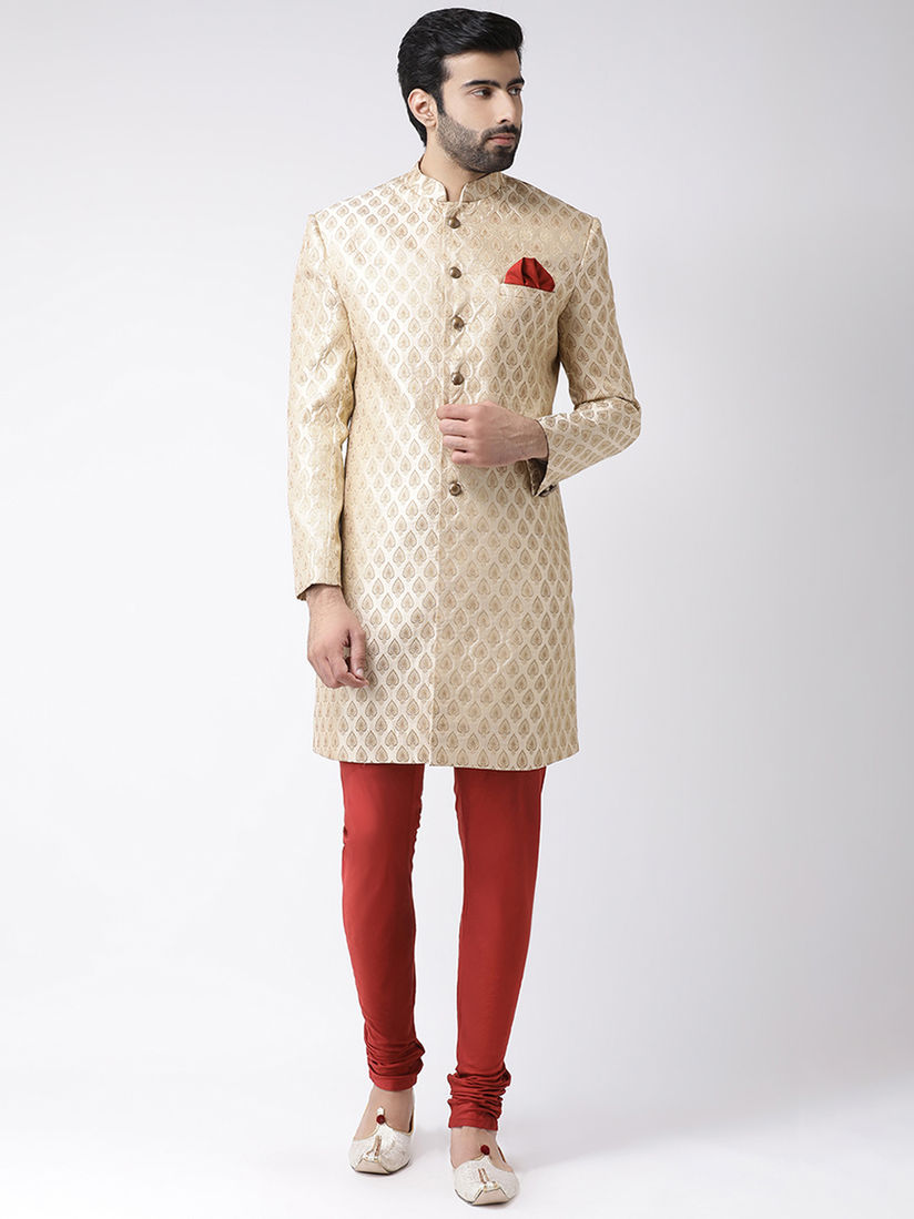 printed sherwani