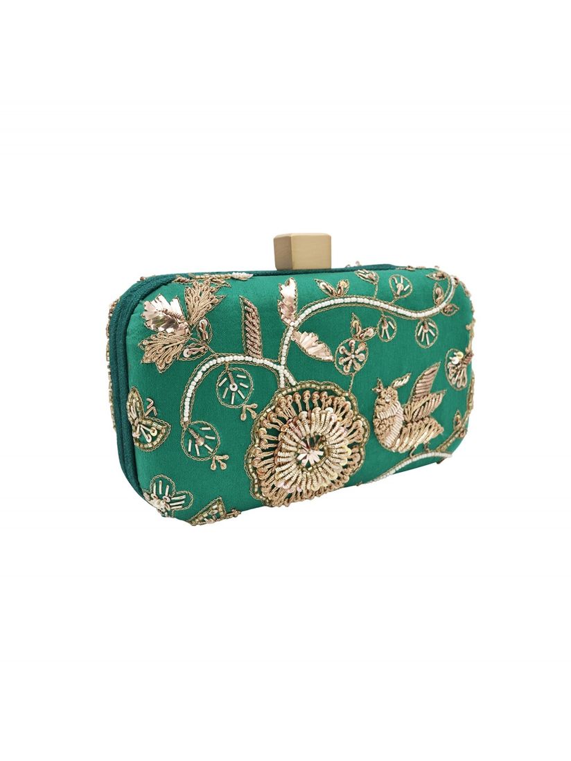 emerald green clutch