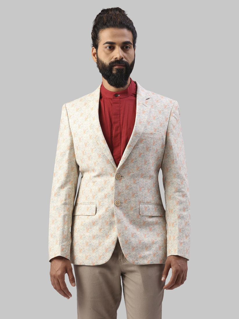 raymond white blazer