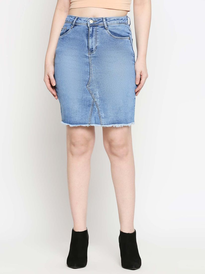 Jeans skirts online Clearance