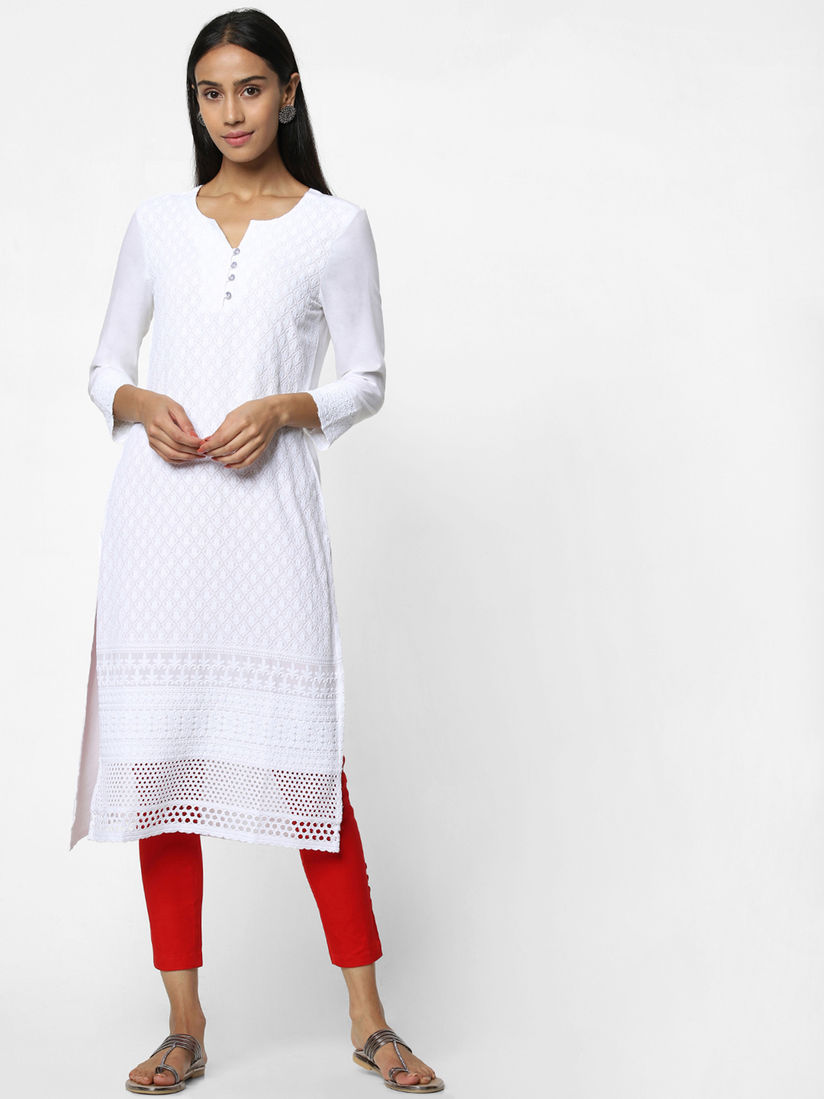 Naari white kurta clearance