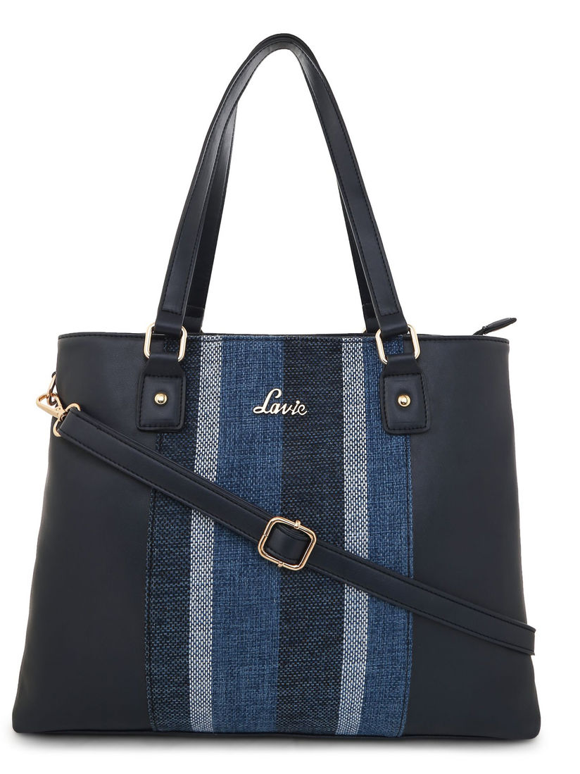 Navy large handbag Clearance