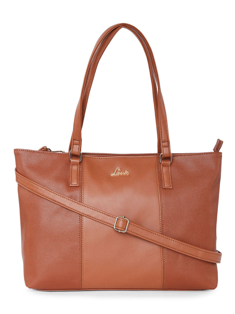 Lavie Tote Bags Buy Lavie Anila Brown Solid Tote Bag Online Nykaa Fashion Click now to find the perfect leather tote bag today. nykaa fashion