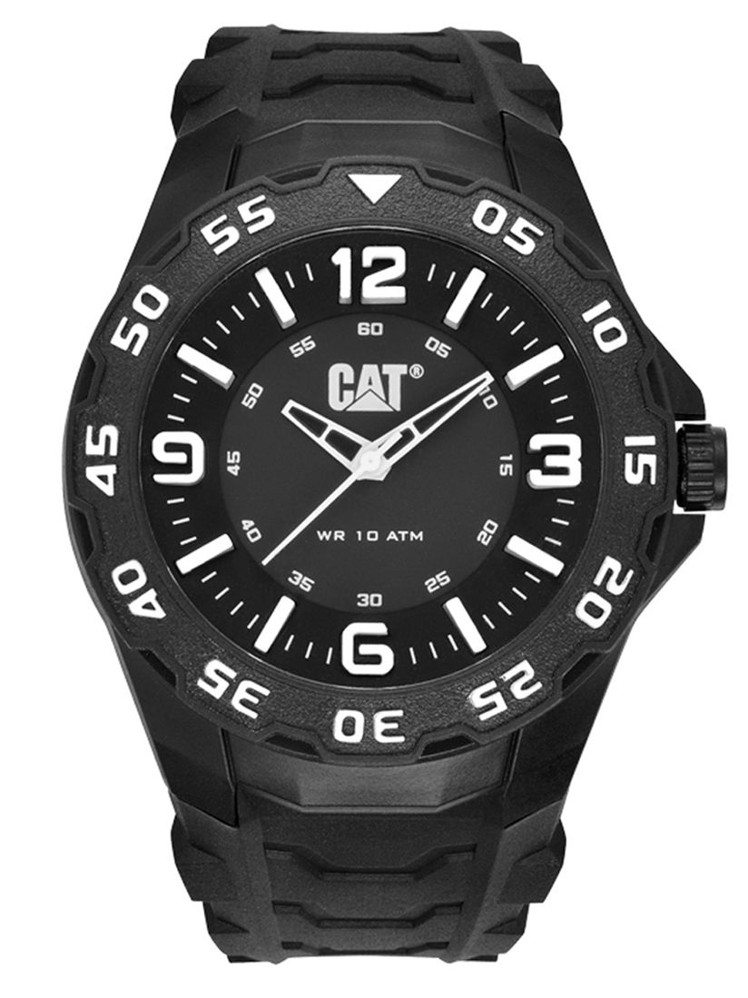 Cat Watches Buy Cat Black Rubber Watch Online Nykaa Fashion