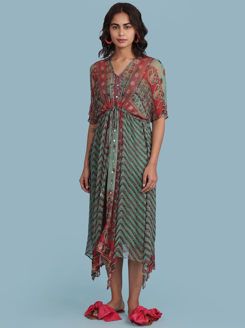 Half kaftan dress clearance