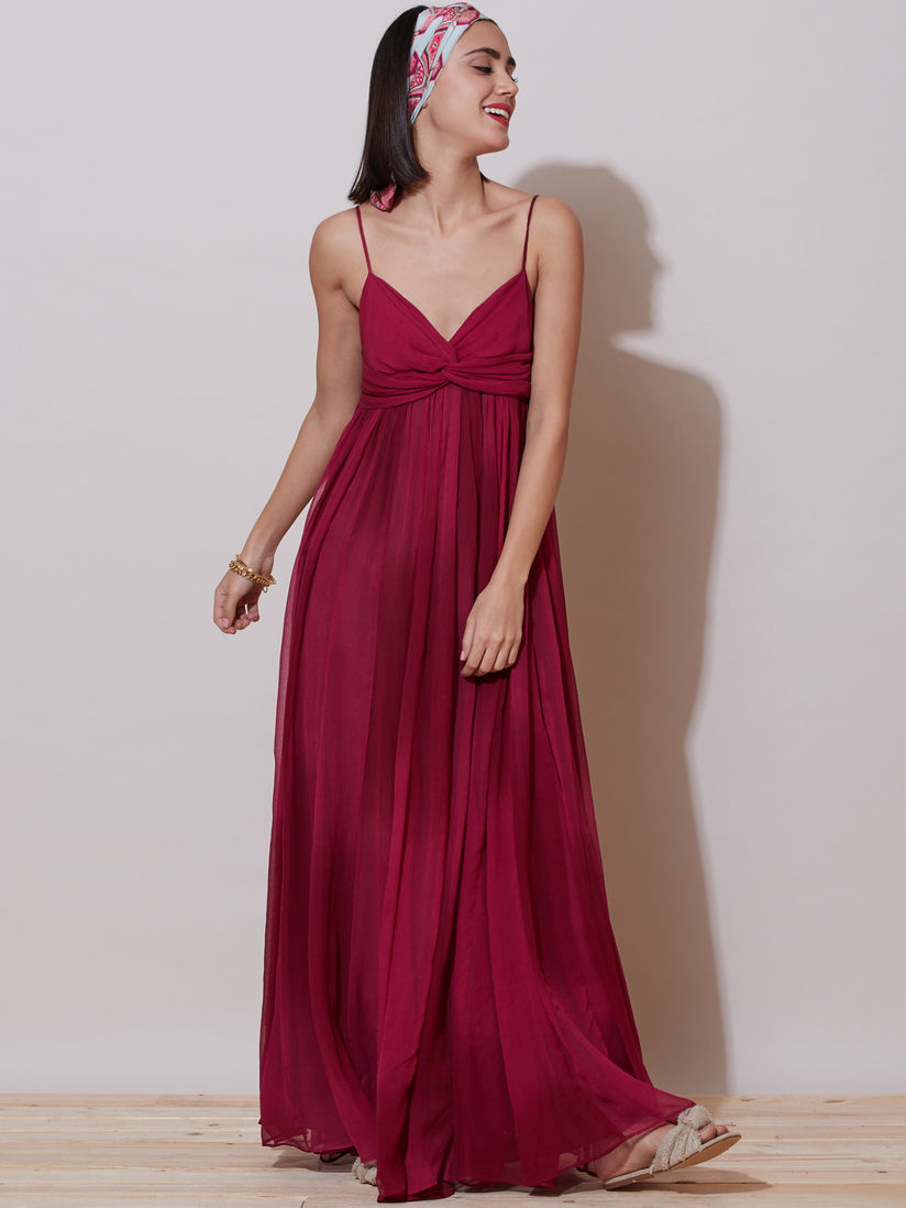 Label ritu kumar red dress Clearance