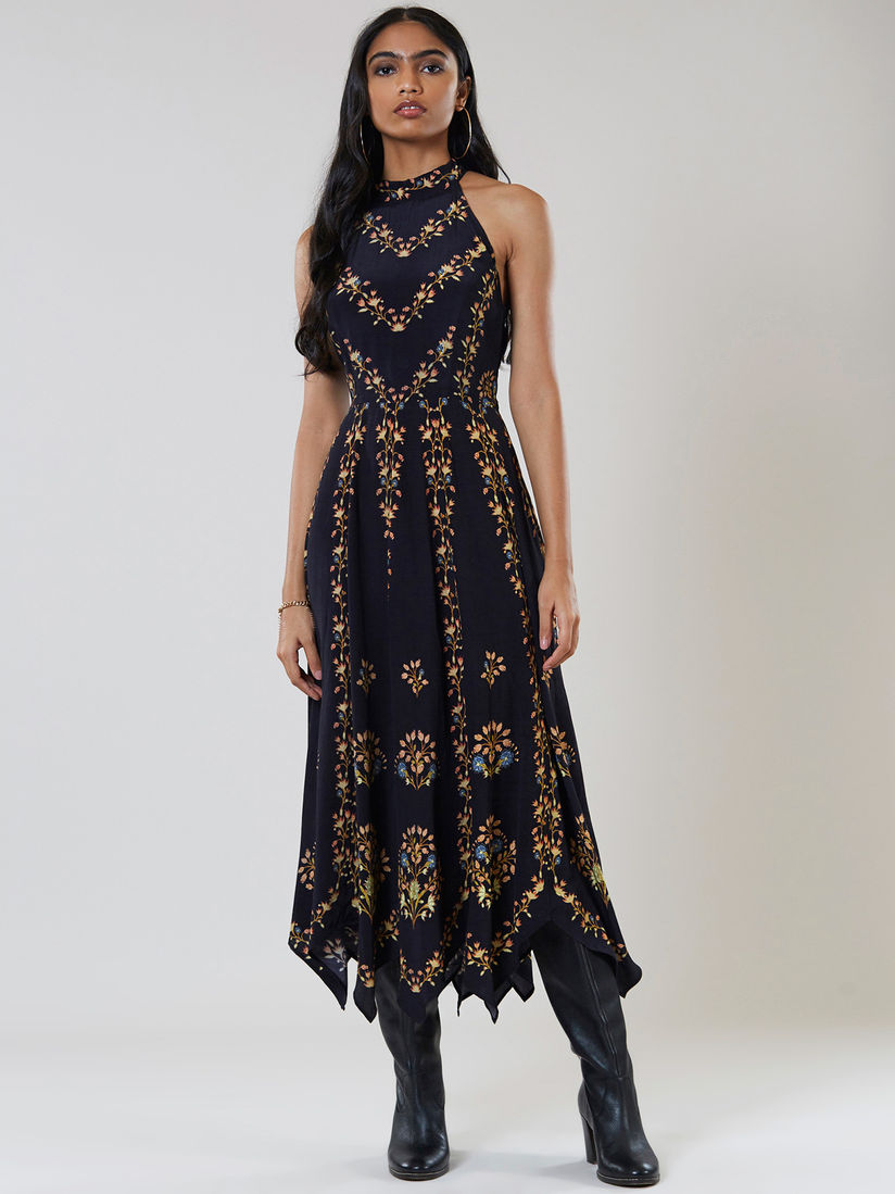 Label ritu kumar blue dress clearance