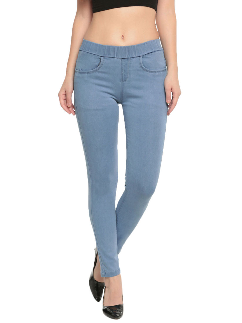 Ice blue jeggings Clearance
