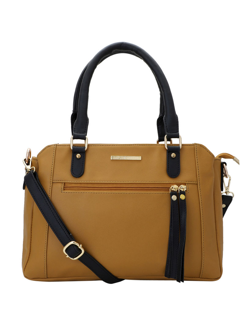 mustard handbag