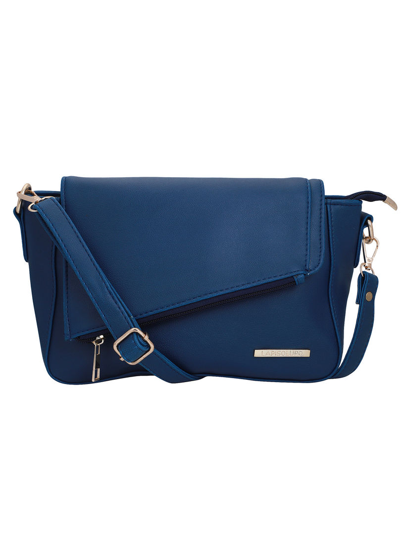 navy blue sling bag