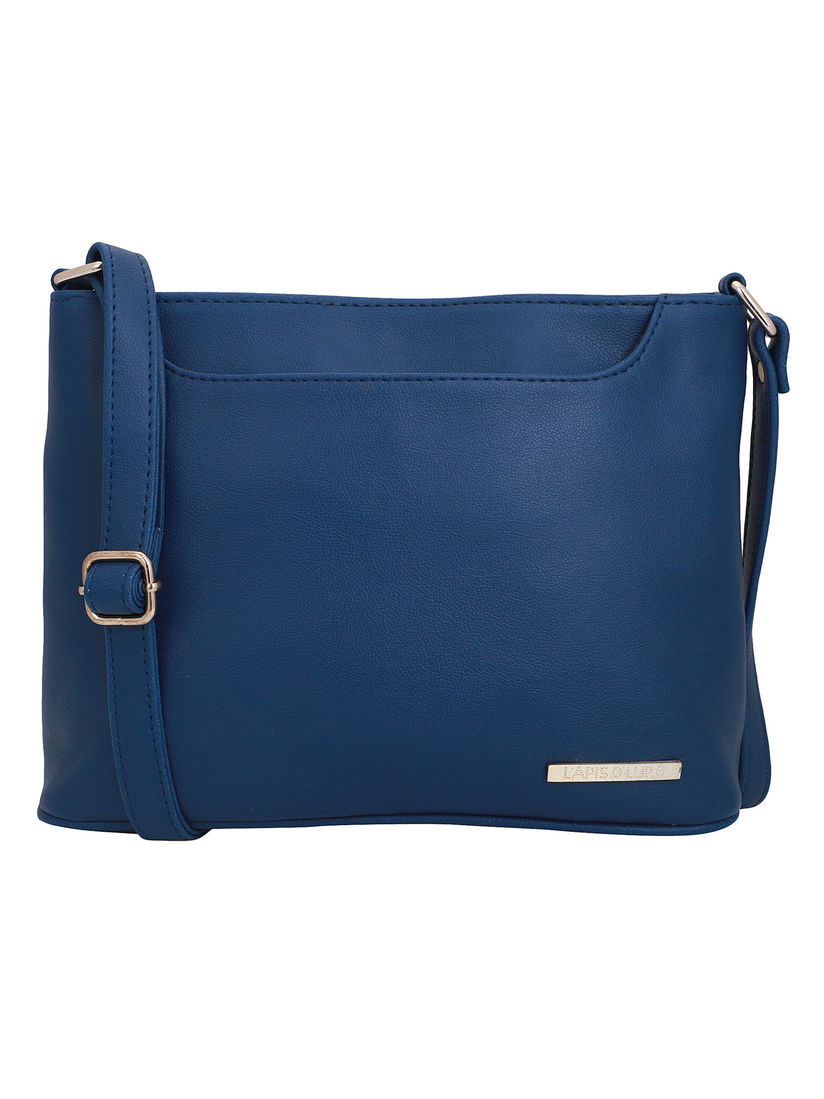 navy blue sling bag