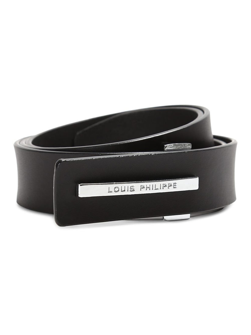 black formal belt