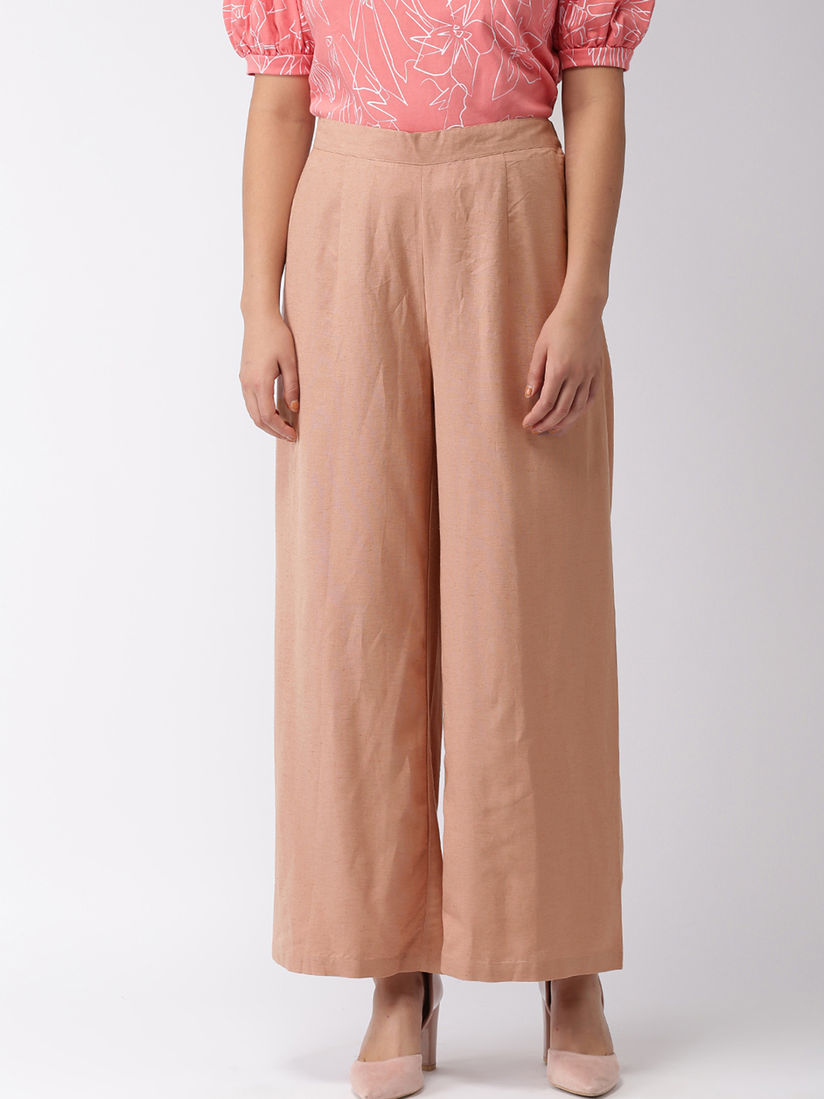 Go colors linen palazzo Clearance