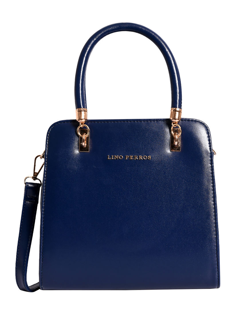 lino perros blue handbag