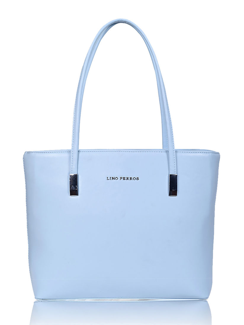 lino perros blue handbag