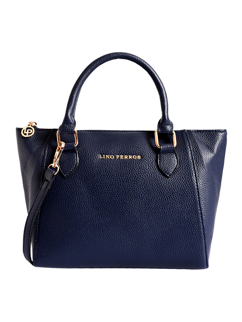 lino perros blue handbag